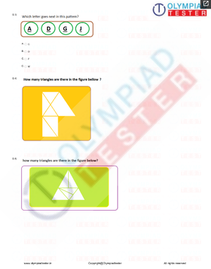 Class 3 Logical reasoning PDF sample papers 03