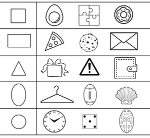 Match Objects to Shapes