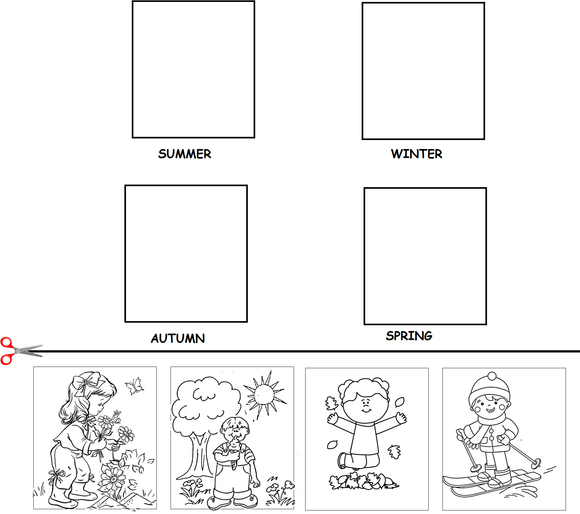 Download and print our free Preschool worksheets on weather and seasons.