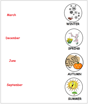 Free Preschool Worksheets - Weather 25