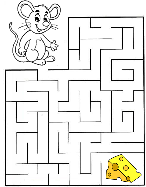 Download this free maze kindergarten worksheet as PDF.