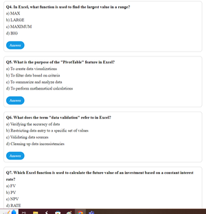 Cyber Olympiad Class 10 - Sample question paper 08