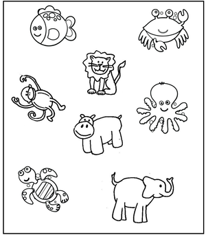 Free Kindergarten Worksheets - Animals 46