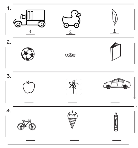 Download and print our kindergarten math worksheets in PDF format for free.