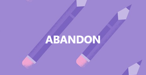 Hangman - Synonyms of Abandon
