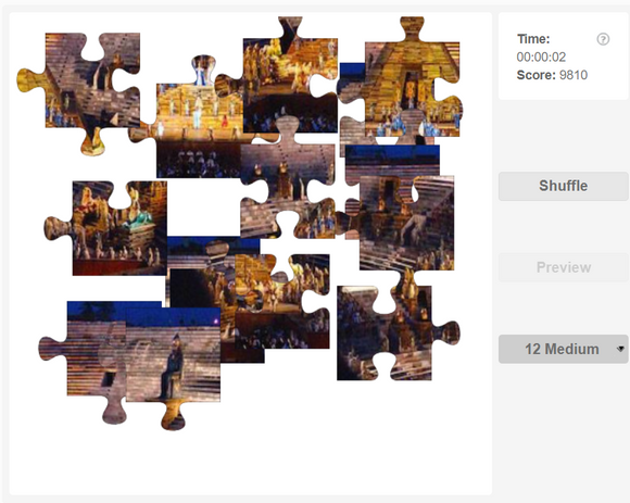 Online jigsaw puzzle - Famous landmark - Verona arena
