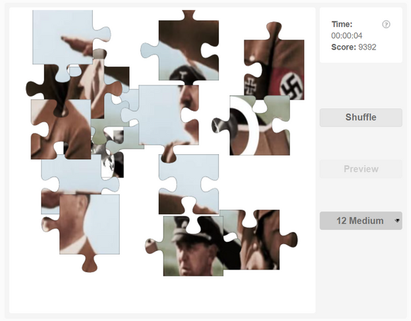 Online jigsaw puzzle - Identify the famous personality - Adolf Hitler