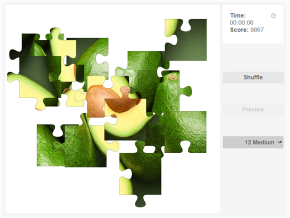 Online jigsaw puzzles - Plants - Avocado