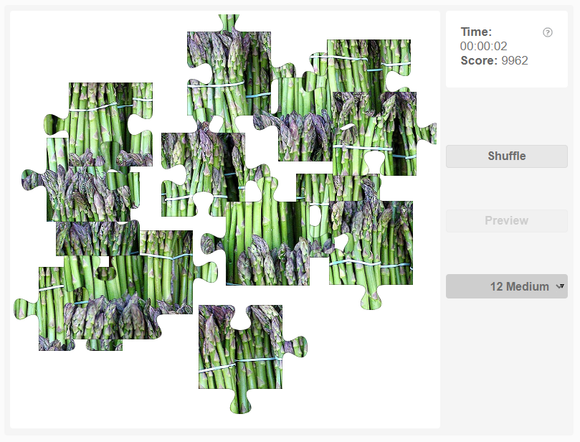 Online jigsaw puzzles - Plants - Asparagus