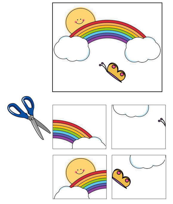 Download the free kindergarten worksheet on rainbow.