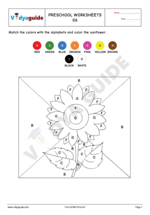 Free Printable Preschool worksheet - 6