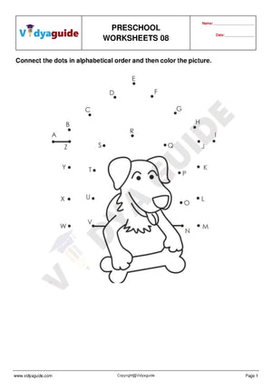 Free Printable Preschool worksheet - 8