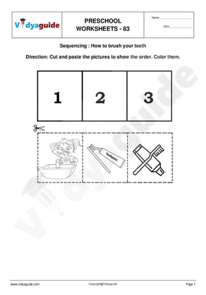 Preschool printable worksheets free download - 83