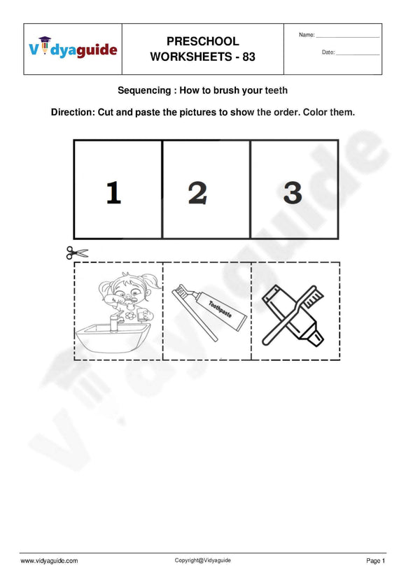 Preschool printable worksheets free download