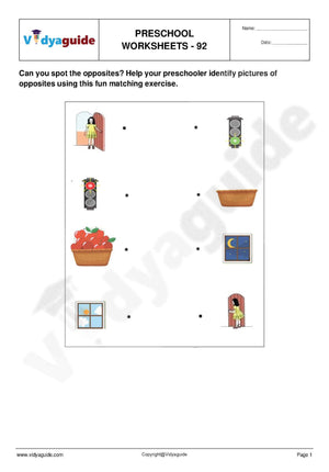 Preschool worksheets free download - 92