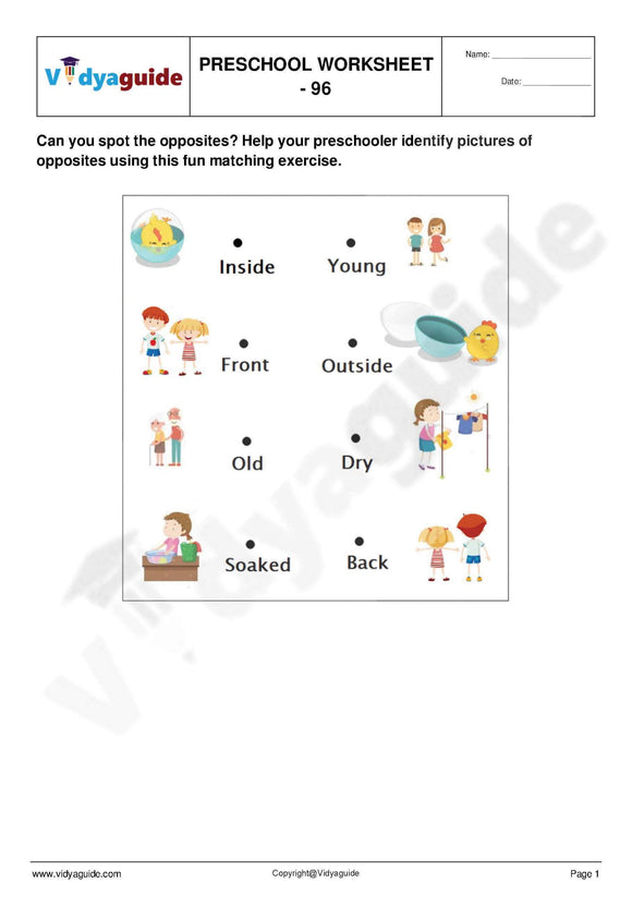 Preschool worksheets free download