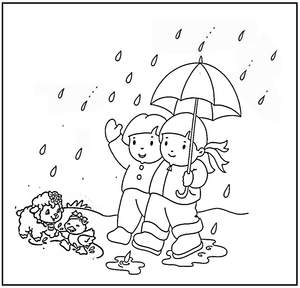 Free Preschool Worksheets - Weather 03