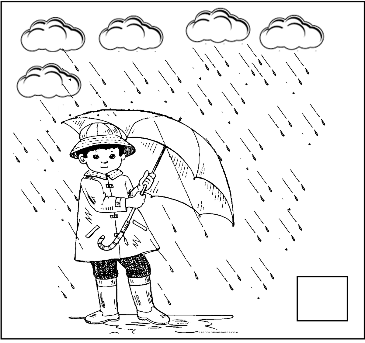 Free Preschool Worksheets - Weather 01 | Olympiad tester