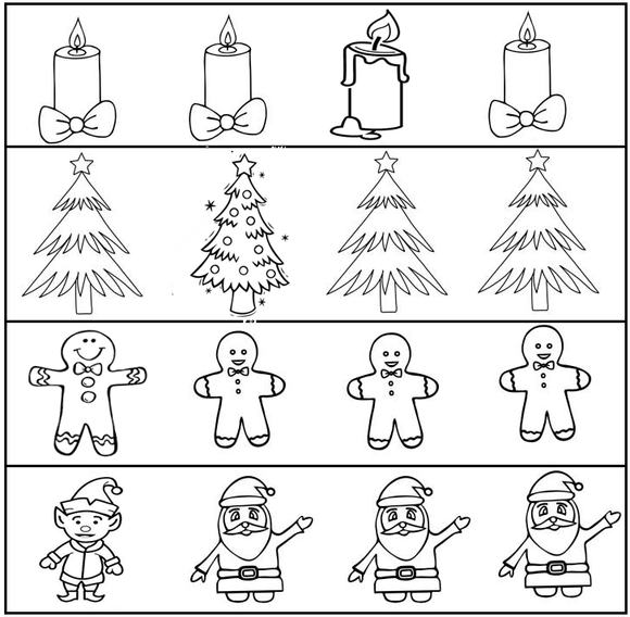 This is a free kindergarten worksheet on Christmas.