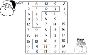 Free Kindergarten Worksheets - Christmas 39