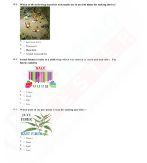 CBSE Class 2 Science - Housing & Clothing - Worksheets 1-2
