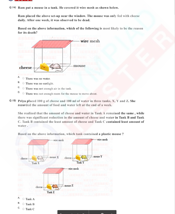 Class 2 Science HOTS - Animals - PDF Worksheet 03
