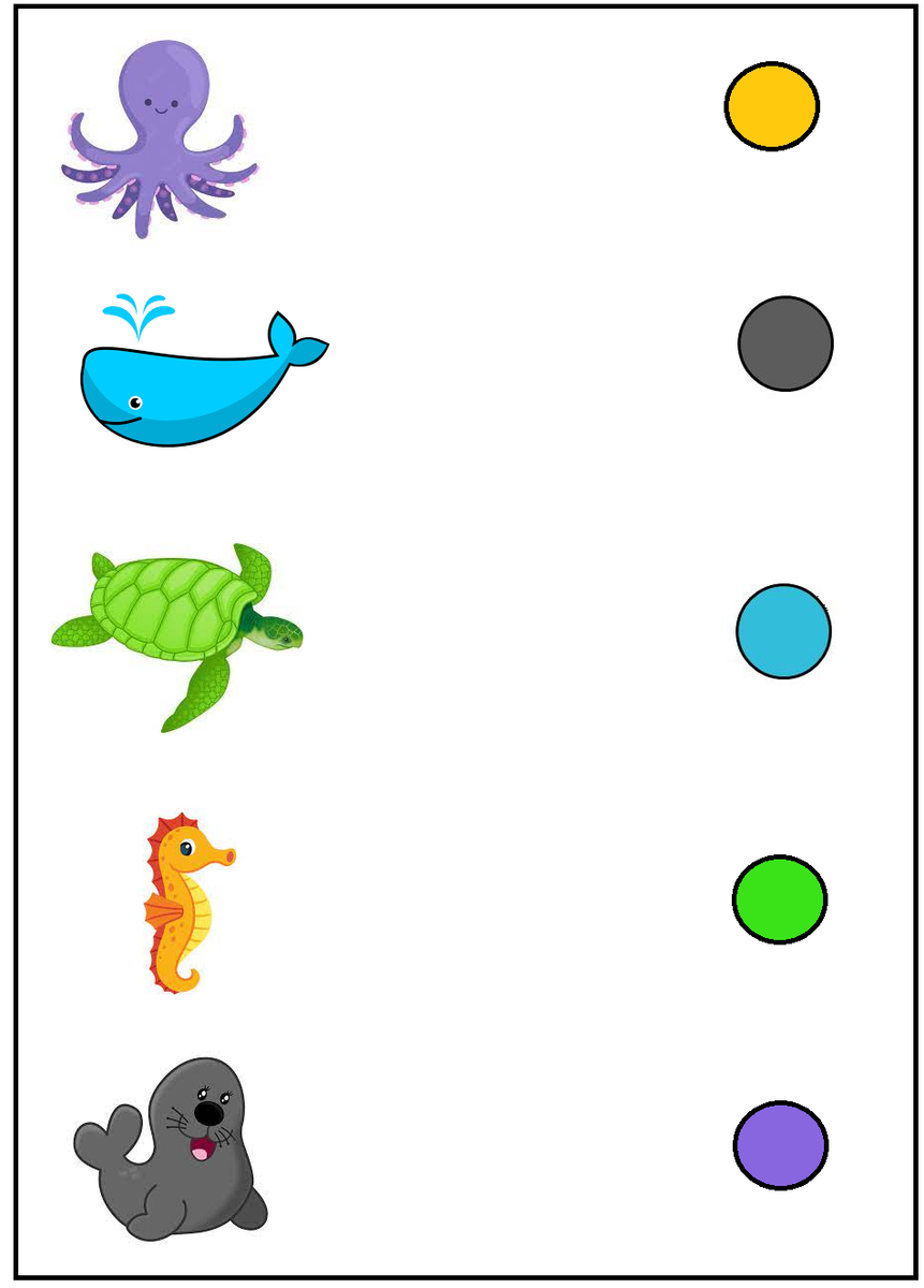 Free printable Science Worksheets for Preschool - Animals 34 | Olympiad ...