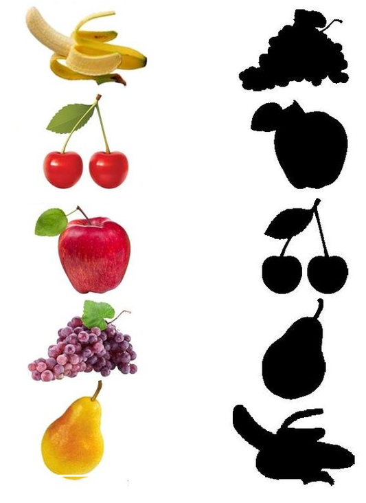 Download this printable shadow matching kindergarten worksheet as PDF.