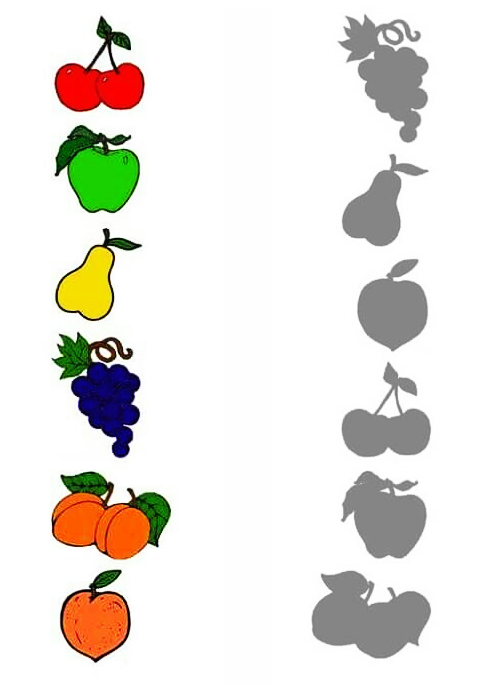 Download this free printable shadow matching kindergarten worksheet as PDF.