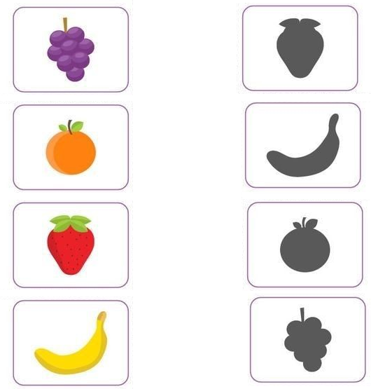 Download this shadow matching kindergarten worksheet as PDF.