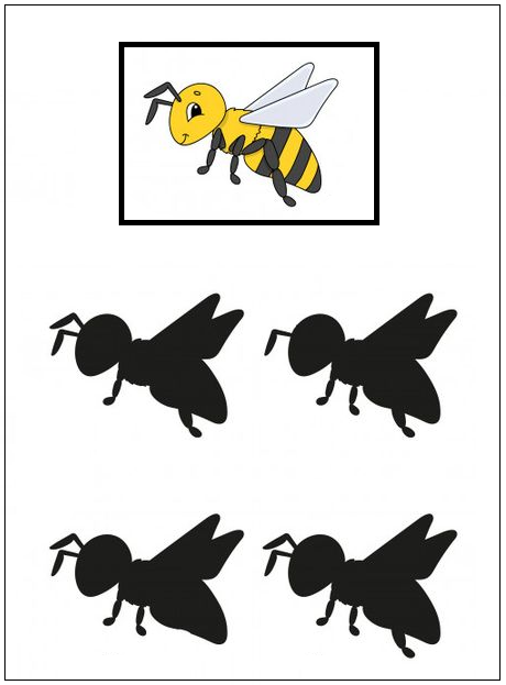 Download this free printable animal shadow matching worksheet as PDF.