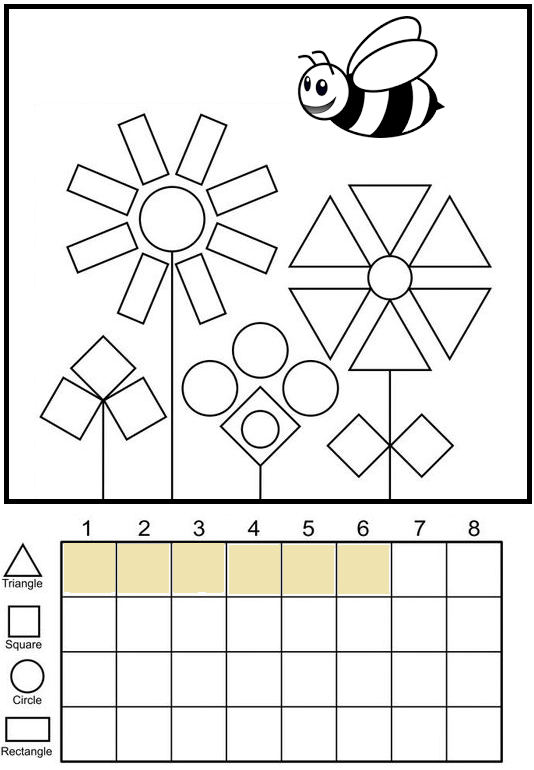 Download and print this free kindergarten maths worksheet in PDF format.