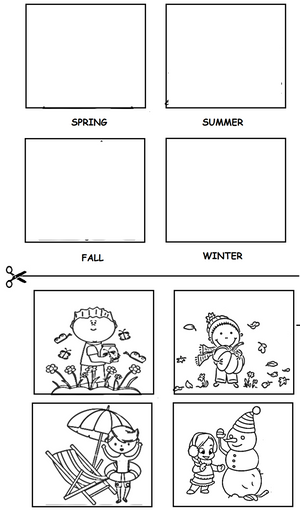 Free Preschool Worksheets - Weather 18