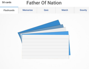 Online G.K test - Father of nation