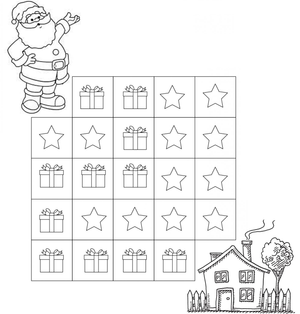 Free Kindergarten Worksheets - Christmas 24