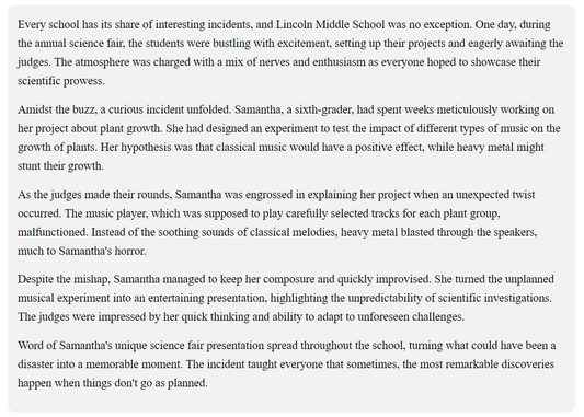 Unseen Passage for Class 6 - Passage 05