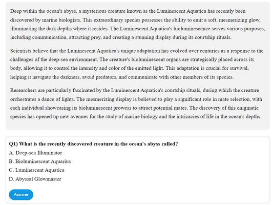 Unseen Passage for Class 7 - Passage 19