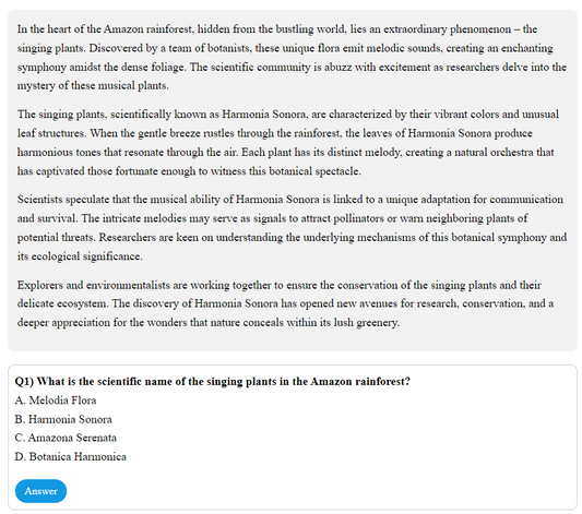 Unseen Passage for Class 7 - Passage 18