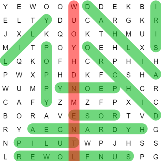 Word search puzzles - Flowers