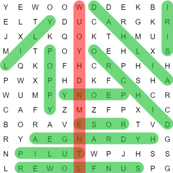 Word search puzzles - Flowers