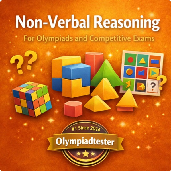 Non-verbal reasoning questions and answers with shapes and pattern problems for Olympiads and competitive exams on Olympiadtester