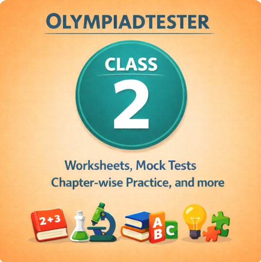 Olympiadtester Class 2 free study material with worksheets, mock tests and chapter-wise practice