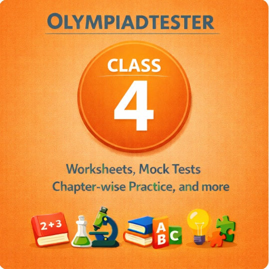 Olympiadtester Class 4 free study material with worksheets, mock tests and Olympiad practice papers