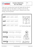 Cursive A writing - Worksheet #3