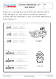 Cursive A writing - Worksheet #14