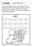 Cursive A writing - Worksheet #6