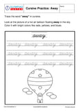 Cursive A writing - Worksheet #7