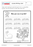 Cursive A writing - Worksheet #8