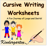 Cursive Writing Worksheets for Kindergarten