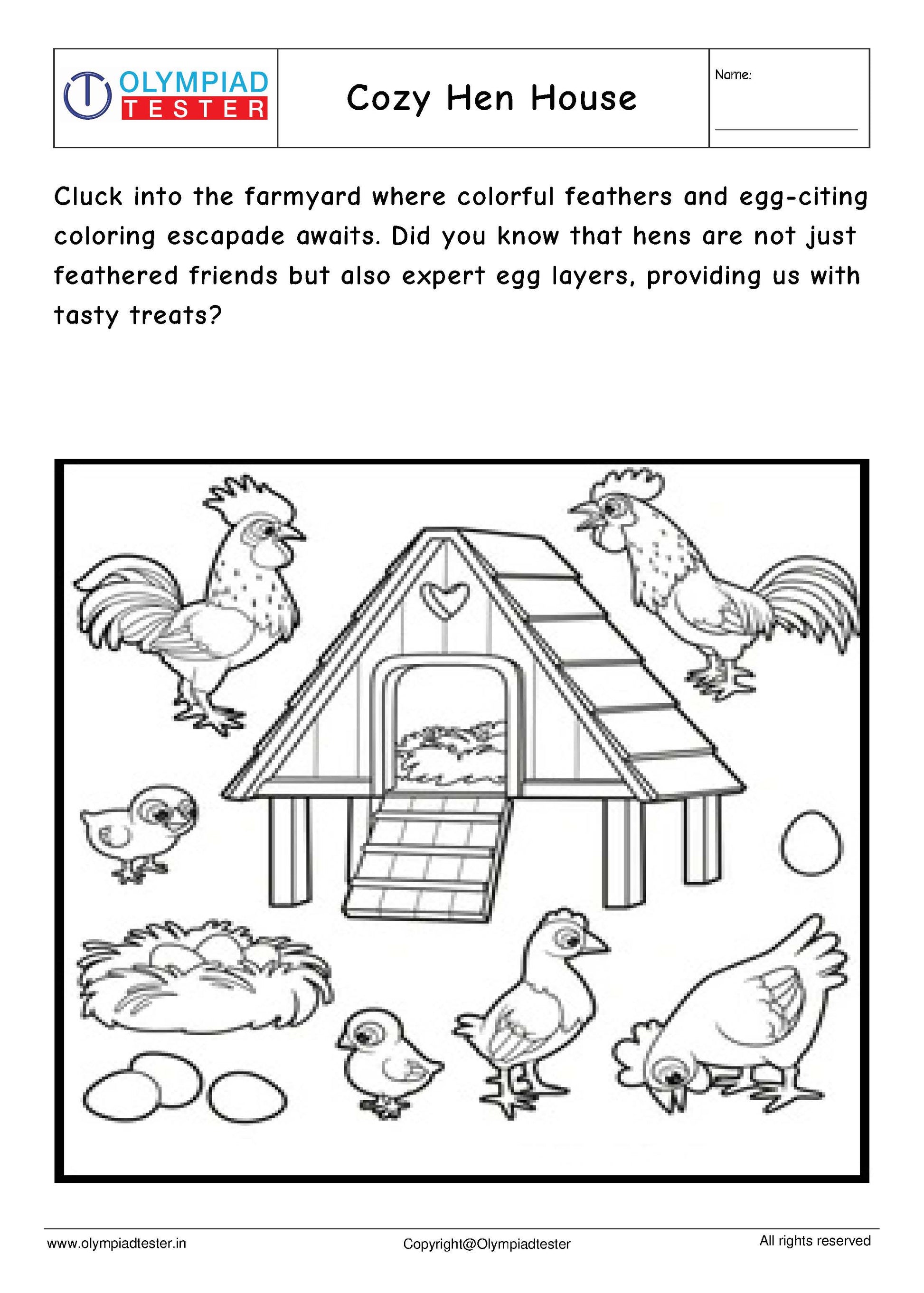 Kindergarten EVS - PDF Worksheet 07